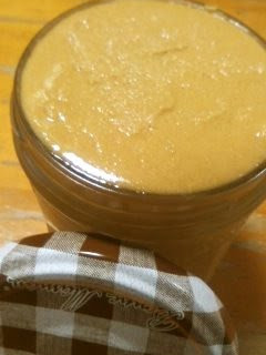 A picture of Oil-free Homemade Peanut Butter Made without Water.