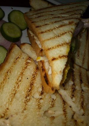 A picture of Chicken grilled sandwich.