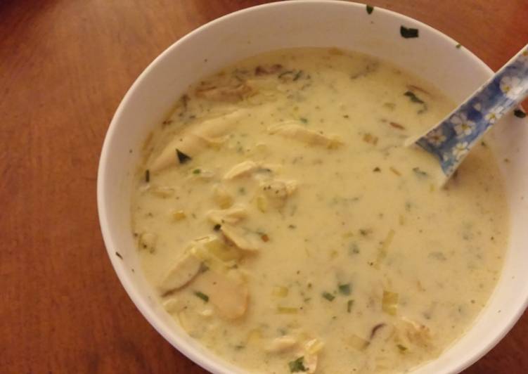 Recipe of Speedy Spring water farms cream of mushroom soup