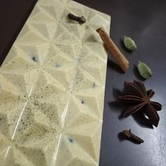A picture of Caramelized white chocolate masala chai flavour.