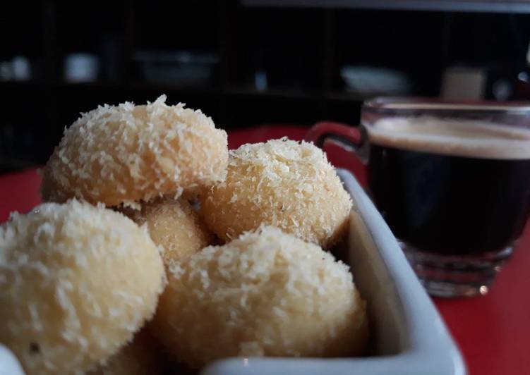 Bagaimana Menyiapkan Coconut butter cookies, Menggugah Selera