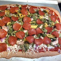 A picture of Wheat pizza dough.