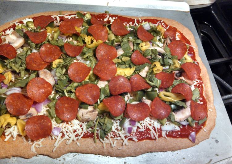 Recipe: Appetizing Wheat pizza dough