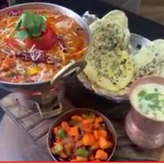 A picture of Veg kholapuri.