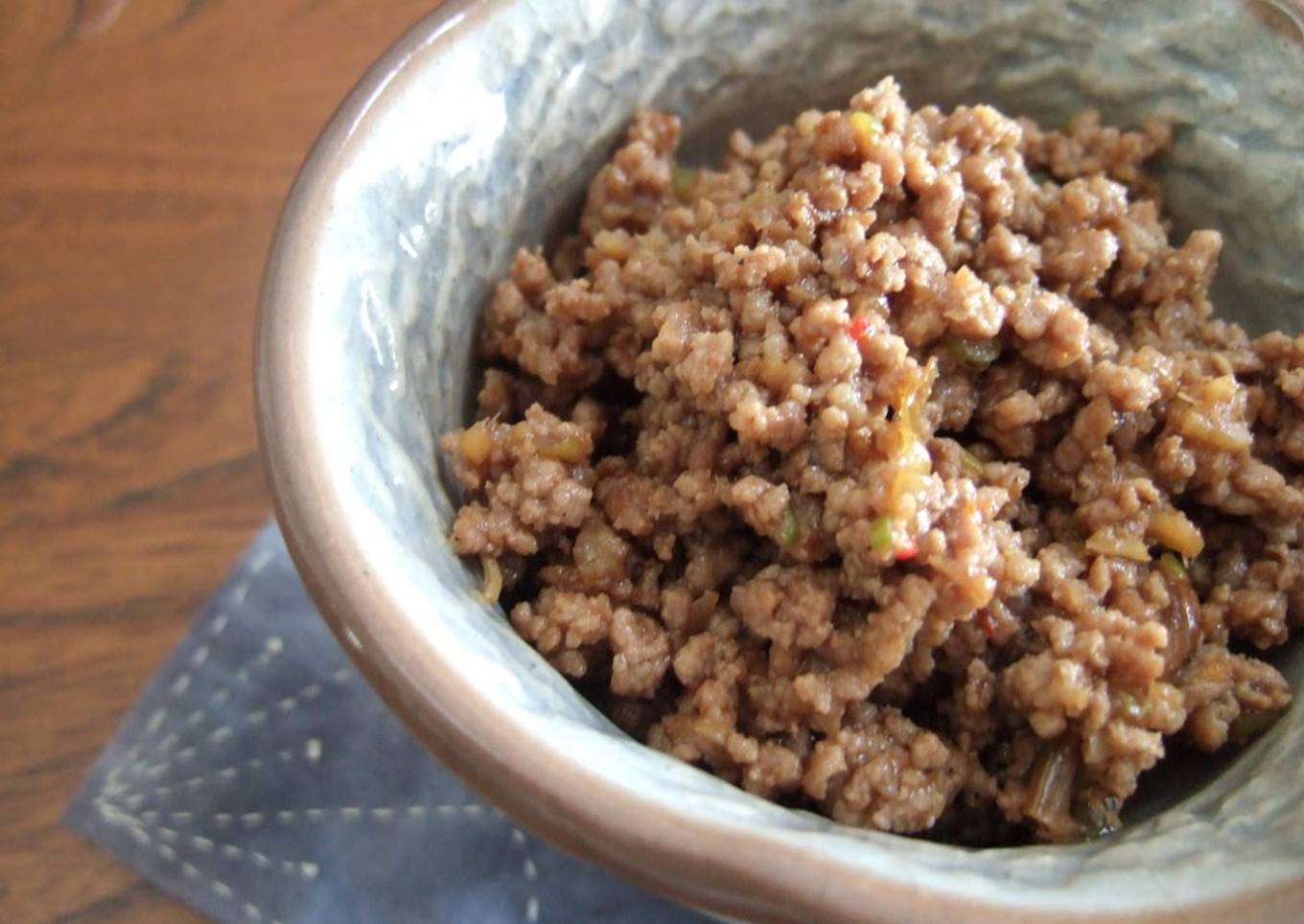 Spicy Pork Soboro