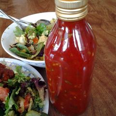 A picture of Grandpa's French Salad Dressing.