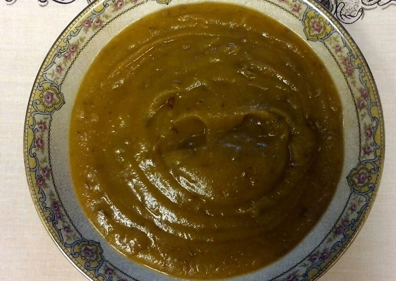 Soup with nothing in it (Vegan)