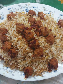 عکسی از دستور رشته پلو