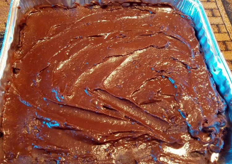 Steps to Prepare Super Quick Homemade Extra Fudgey Brownies