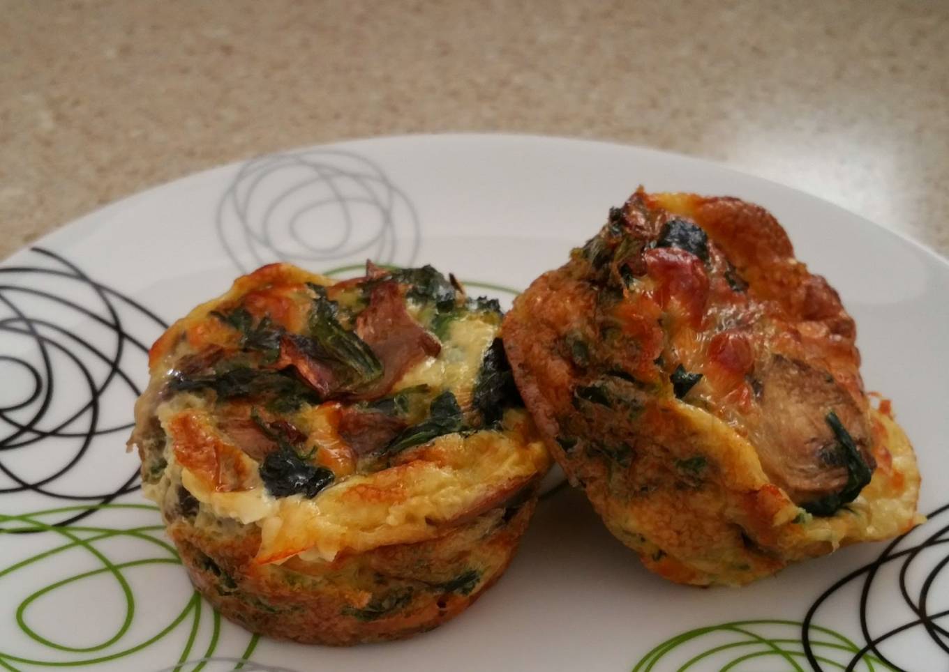 Healthy mini Quiche - 81 calories