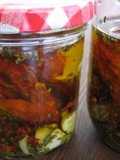 Rehydrate Dried Tomatoes and Marinate in Oil