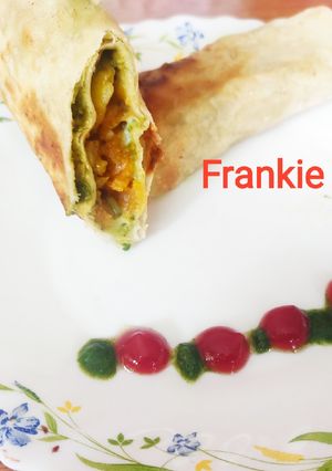 A picture of Aloo Cheese Frankie.