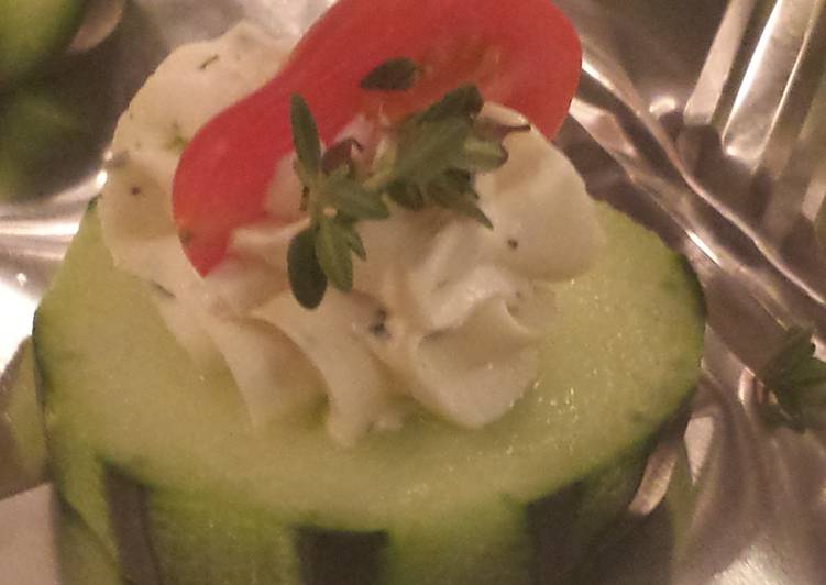 Recipe of Perfect Cucumber Ranch Cream Cheese Appetizers