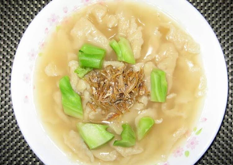 How to Make CHINESE DUMPLING SOUP  (MEE HUN KUEH) in 14 Minutes for Mom