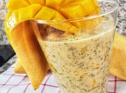 Una foto de ceviche de mango