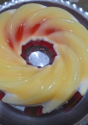 عکسی از دستور ژله چند رنگ