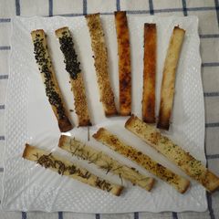 A picture of Herbed Rusks Made from Bread Crusts!.