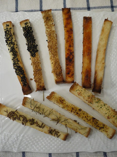 A picture of Herbed Rusks Made from Bread Crusts!.