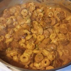 A picture of Smoked Sausage Tortellini Skillet.