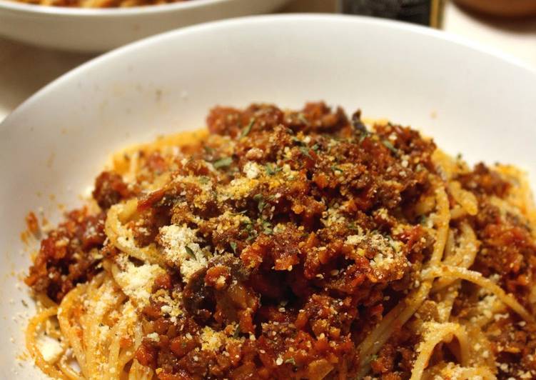 Healthy Recipe of Bolognese with Boiled Vegetable Flavor