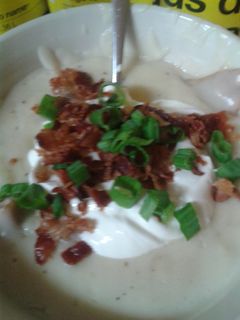 A picture of Loaded Baked Potato Soup.