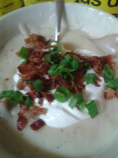 A picture of Loaded Baked Potato Soup.