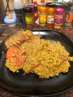 Una foto de Arroz con Bogavante