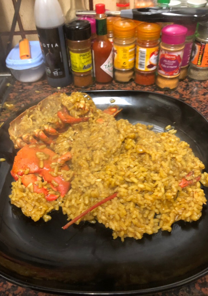 Una foto de Arroz con Bogavante