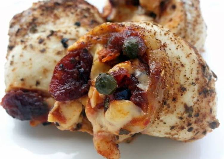 Chicken Roll Up With Cranberry And Cheese
