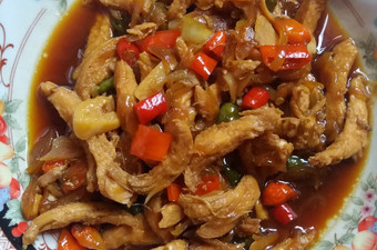 Resep Ayam suwir manis pedas yang Enak Banget