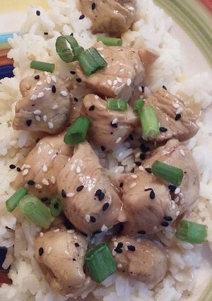 A picture of Honey Lemon Chicken.