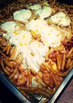 A picture of Easy barbeque macaroni.