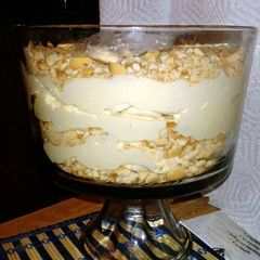 A picture of Sheree's Banana Pudding with Cream Cheese.