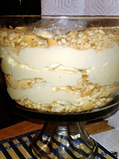 A picture of Sheree's Banana Pudding with Cream Cheese.