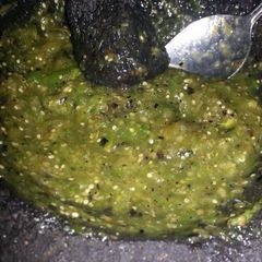 A picture of Salsa macha.