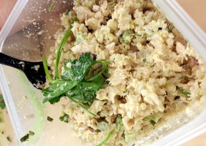 Recipe of Jamie Oliver Quinoa Topped with Chimmicurri Tuna Salad