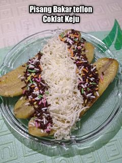 Foto resep Pisang bakar Teflon coklat keju