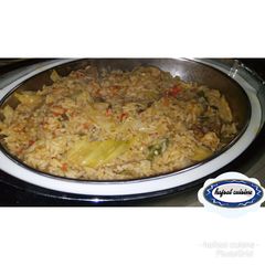 Vegetables jollof rice A picture of Vegetables jollof rice.
