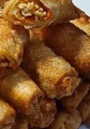 صورة لوصفة سبرنج رول بمفروم الدجاج