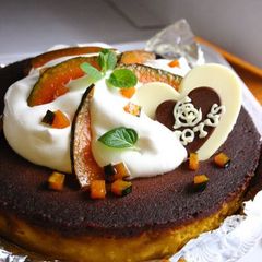 Asian Style Coconuts and Kabocha Squash Pudding A picture of Asian Style Coconuts and Kabocha Squash Pudding.