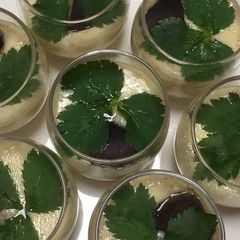 A picture of Steamed Savory Egg Custard.