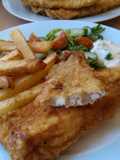 Vickys Spiced Polenta Battered Fish, GF DF EF SF NF