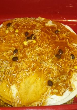A picture of Enchilada pie.