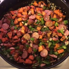 Sweet Potato Hash Scramble A picture of Sweet Potato Hash Scramble.