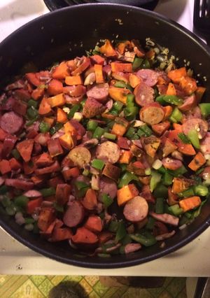 A picture of Sweet Potato Hash Scramble.