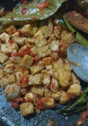 Foto resep Ayam tempe mercon