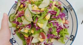 Hình ảnh món Salad rau củ mix xúc xích