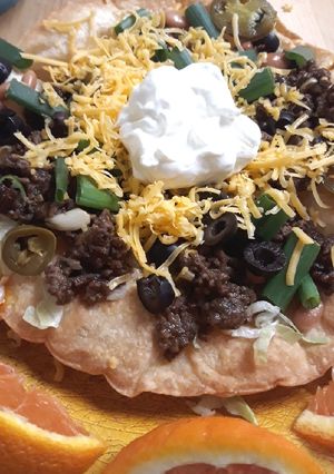 A picture of Crispy Tortilla Bowls for Taco Salad.