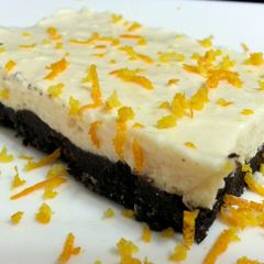A picture of White Chocolate Cheese Cake.