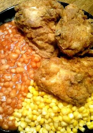 A picture of Kayla's Fried Chicken (KFC style).